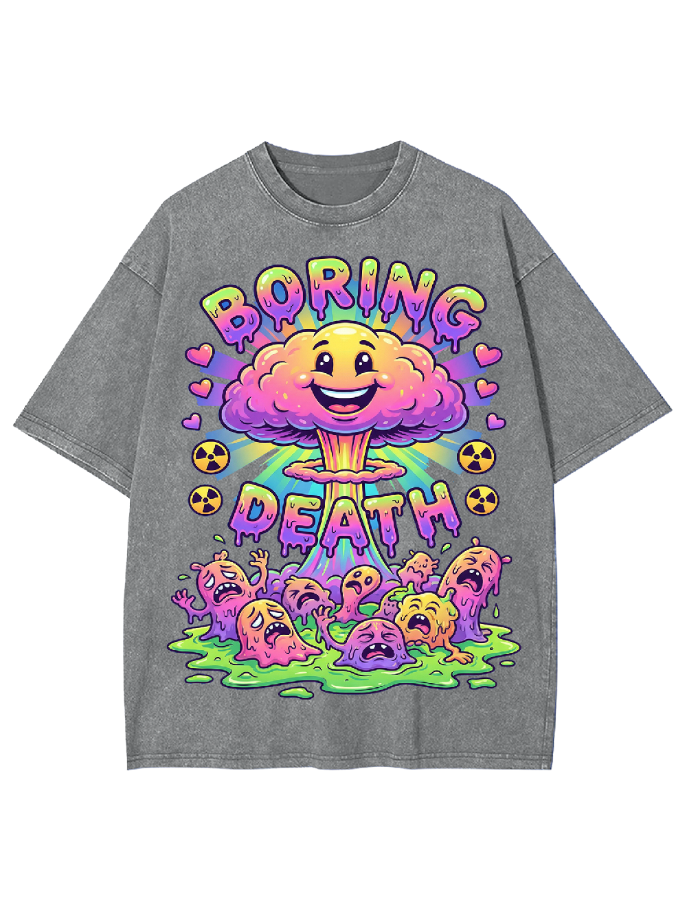 Boring death Washed Tshirt