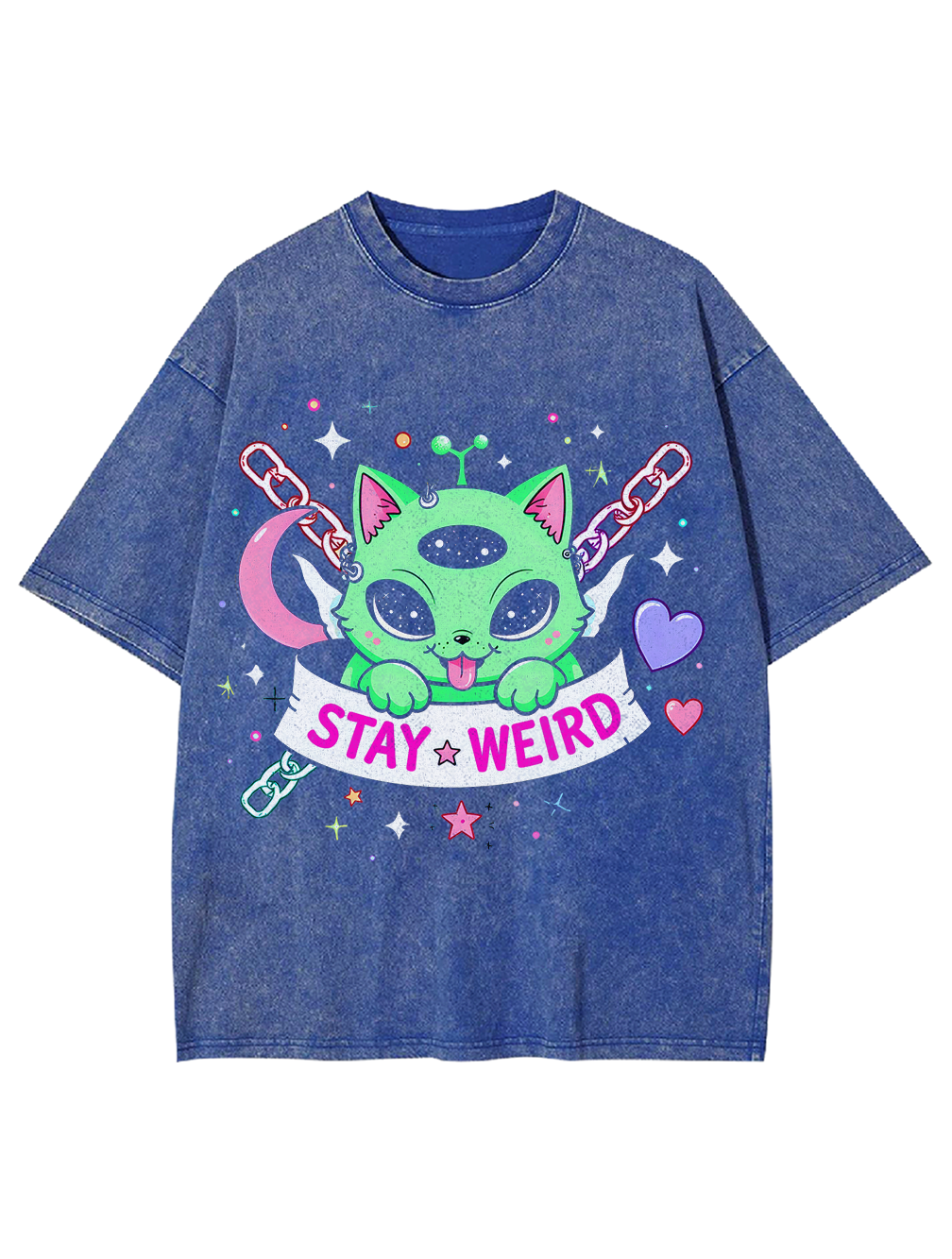 Stay wired Washed Tshirt
