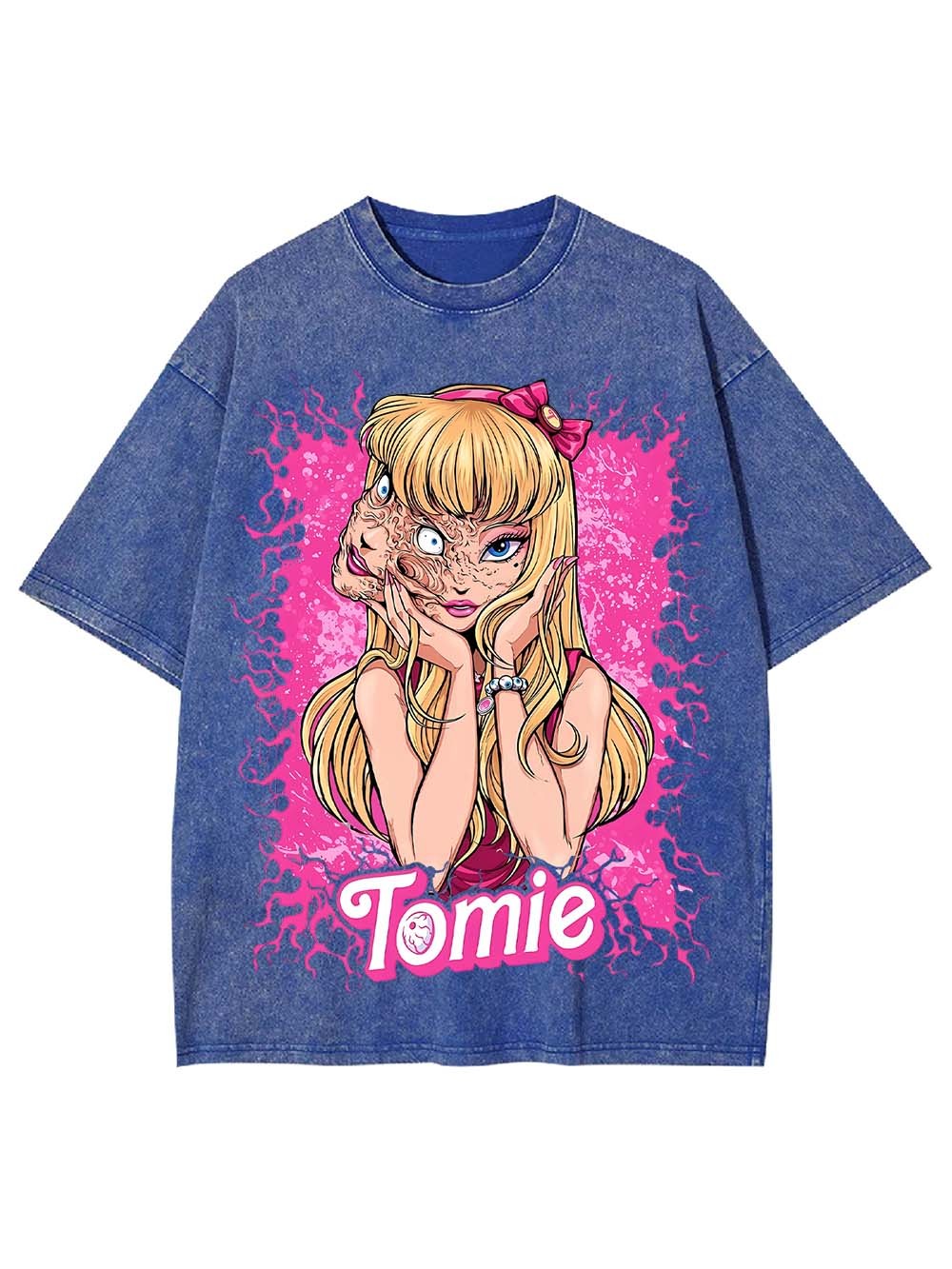 The Two Faces Of Tomie Washed Tshirt