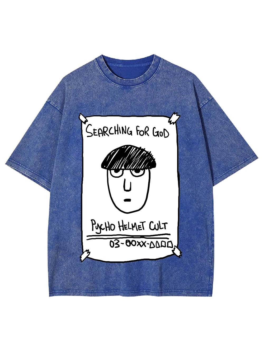 Psycho Helmet Cult Washed Tshirt