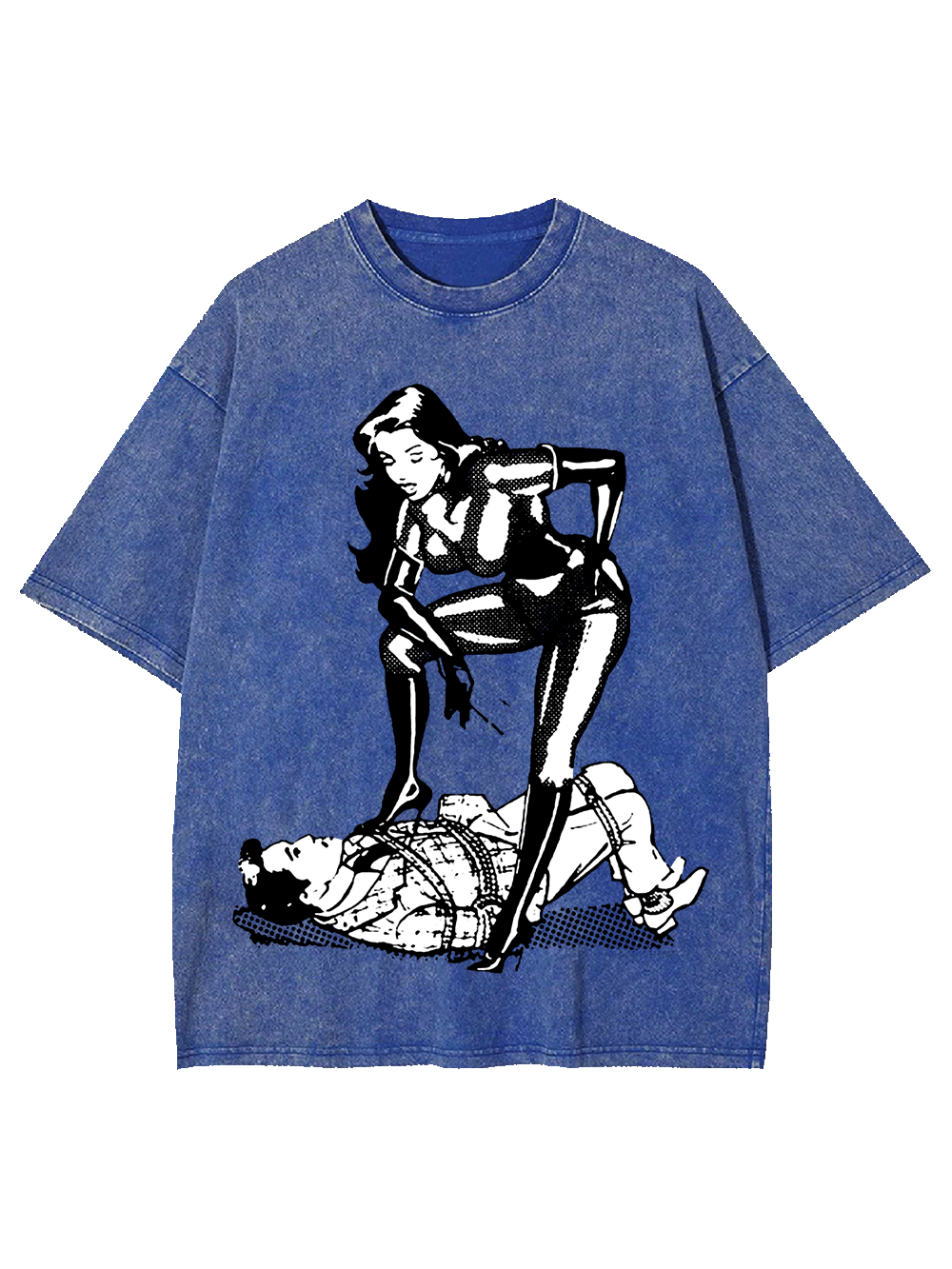 Dominance in Contrast Washed Tshirt