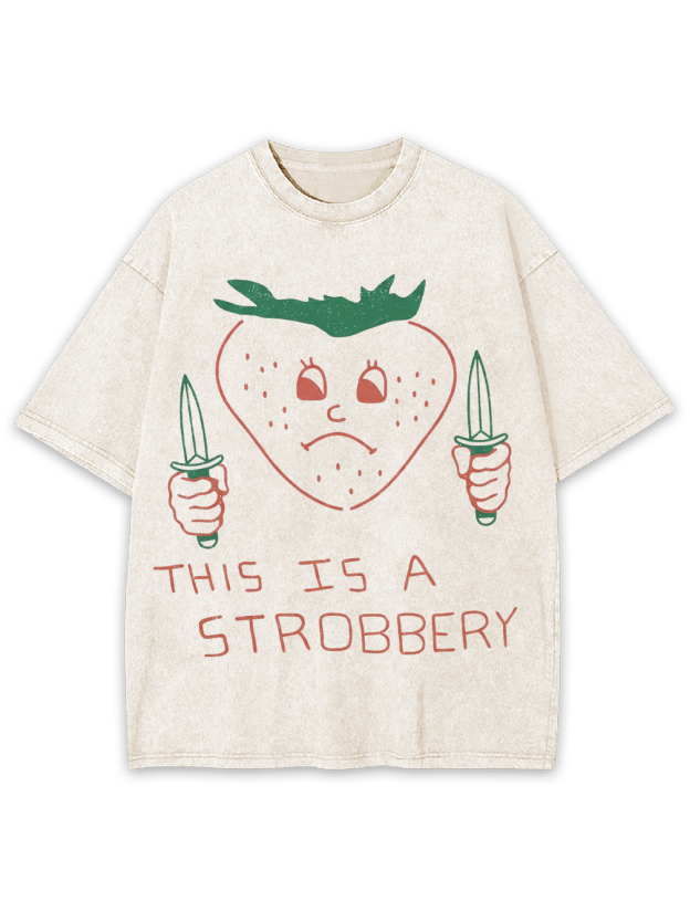 This is a strobbery Washed Tshirt