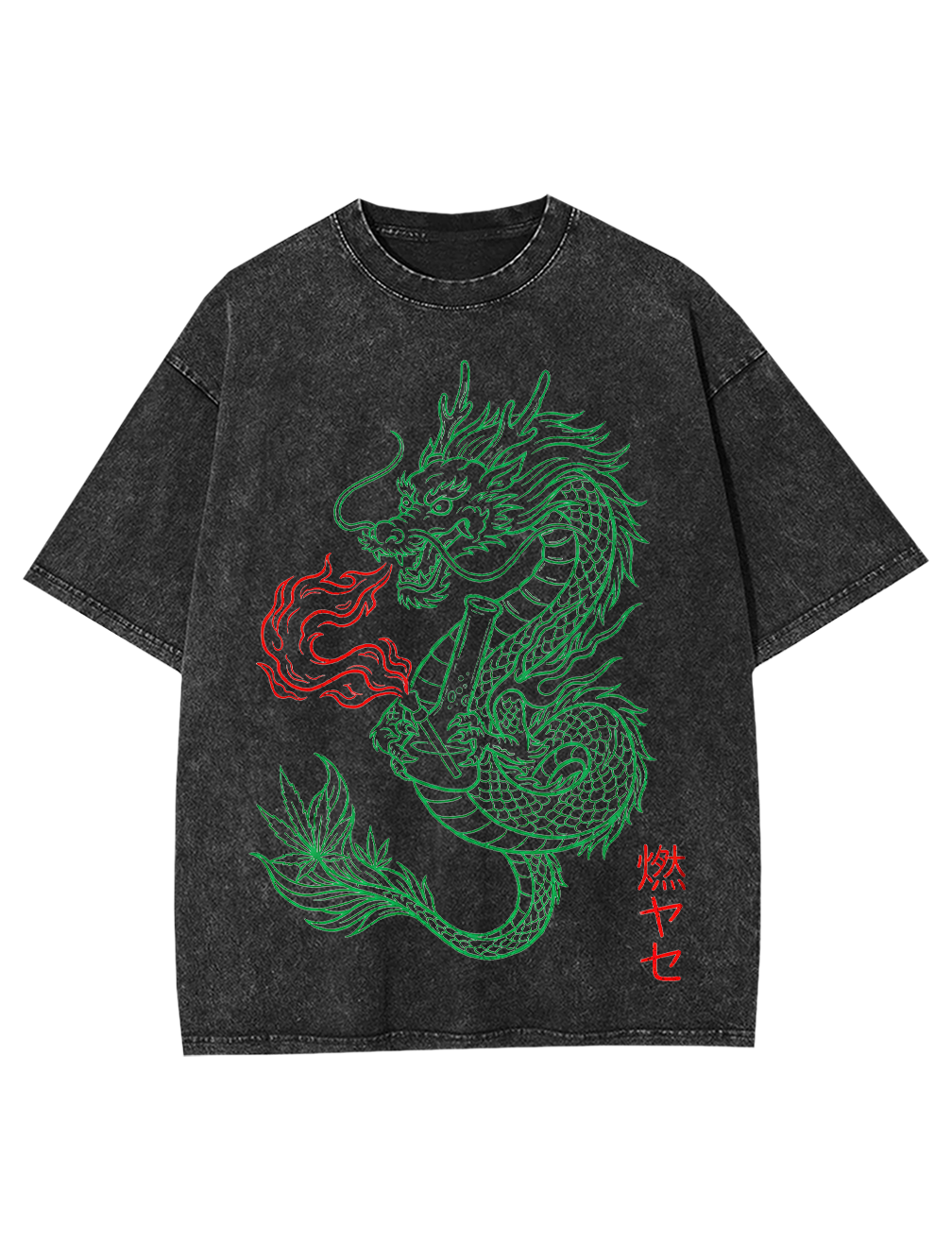 Smoke Dragon Washed Tshirt
