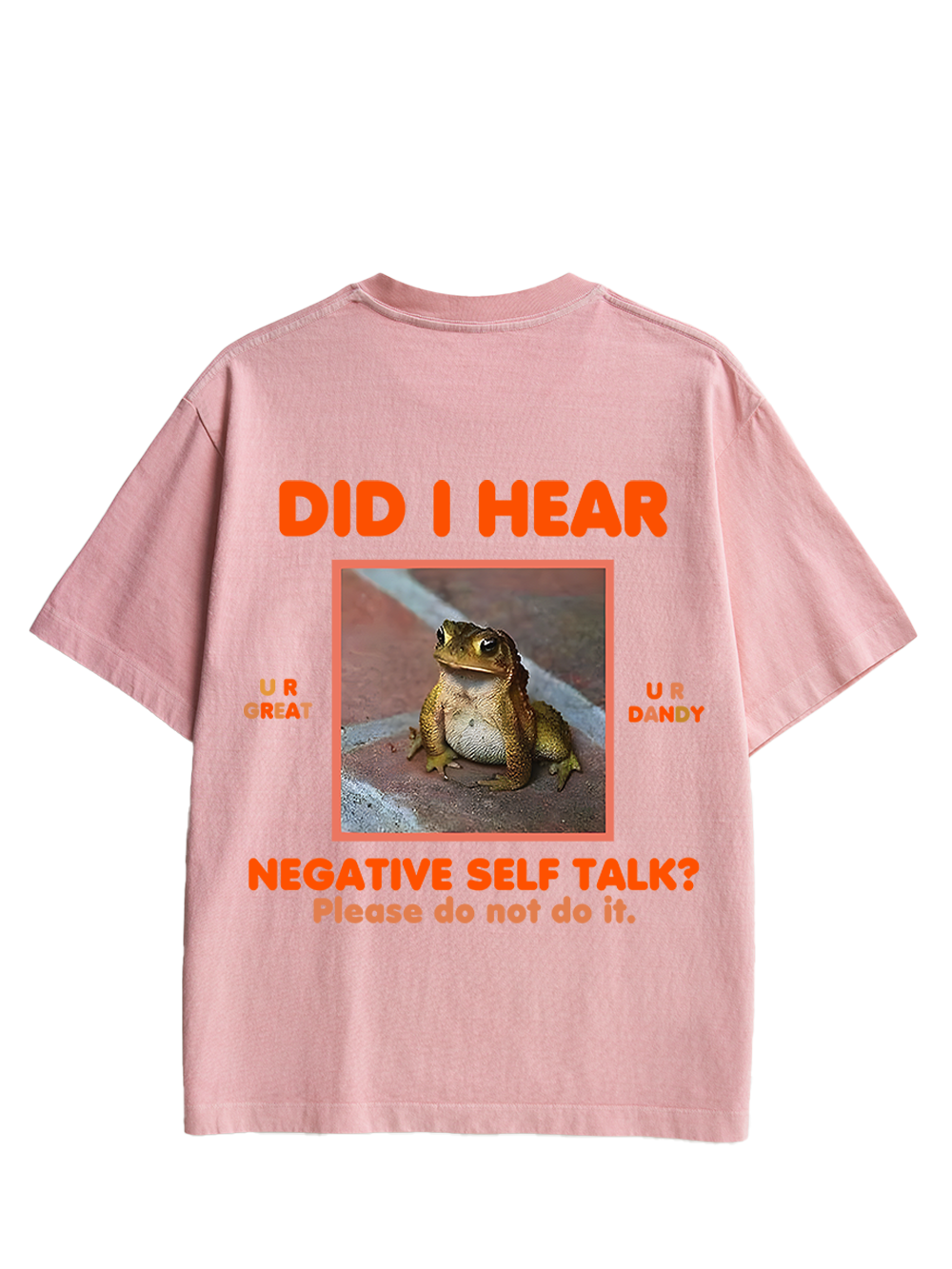 Frog Therapist Double Sided Print Washed TShirt