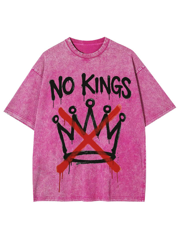 NO KINGS Washed Tshirt