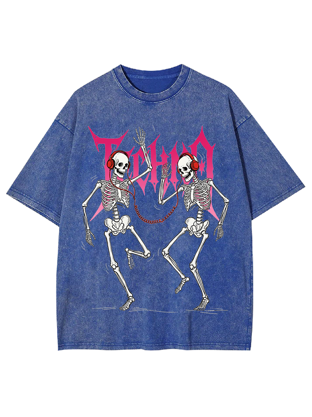 Techno Till Death Washed Tshirt