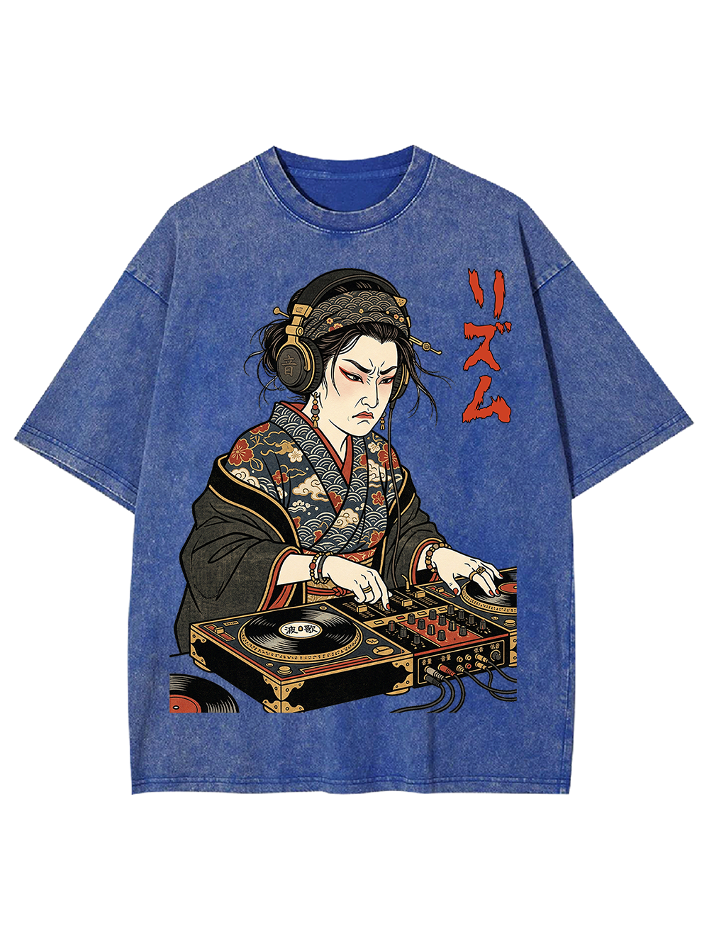 Geisha DJ Rhythm Washed Tshirt