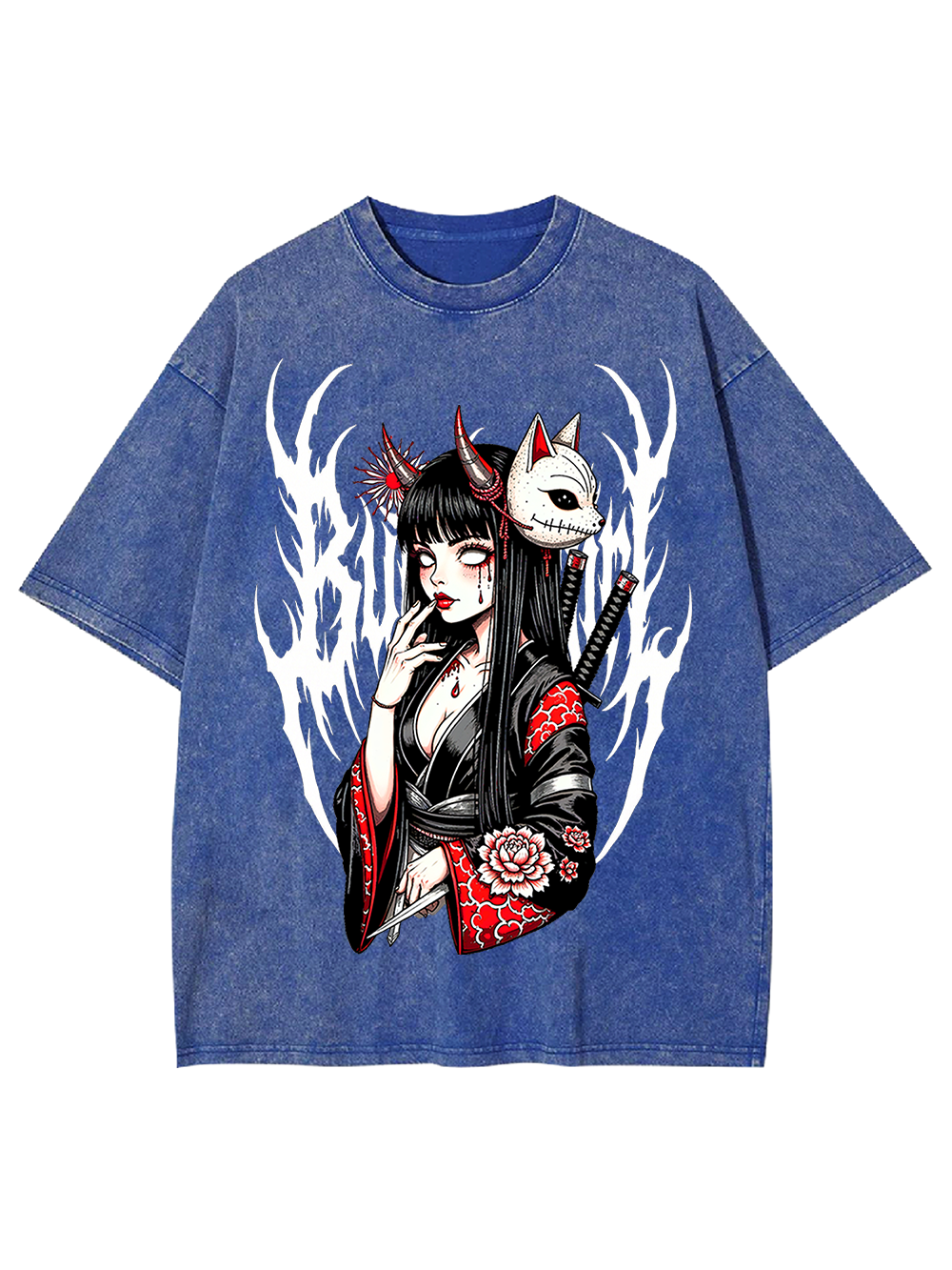Fox Mask Enchantress Washed Tshirt