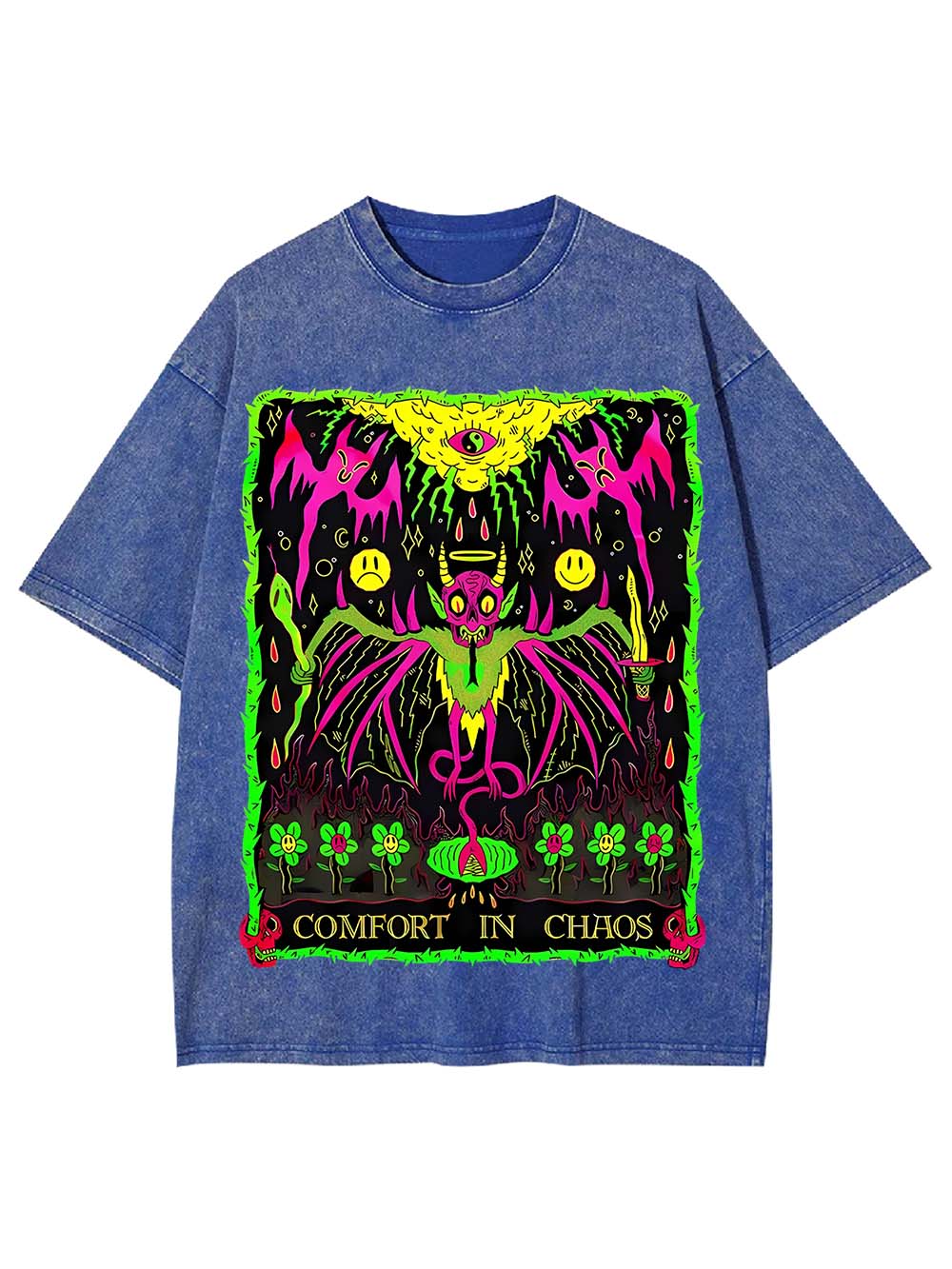 Cowfort In Chaos Washed Tshirt
