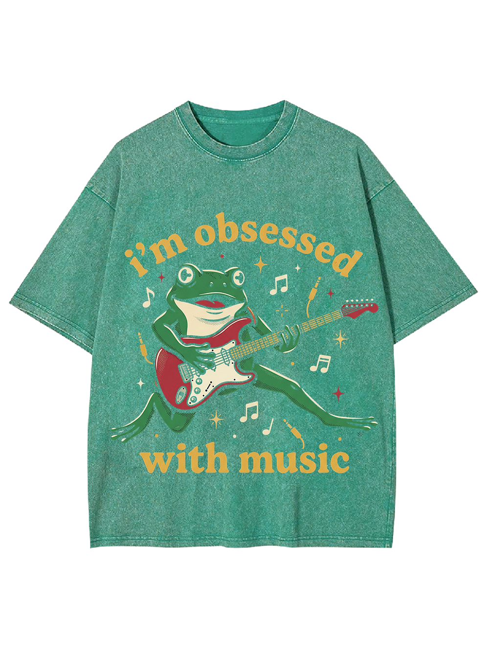 I’m obsessed with music Washed Tshirt