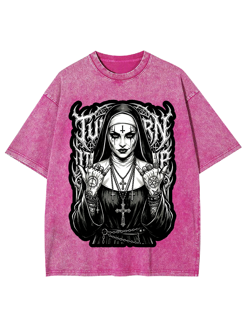 Rebel Nun Washed Tshirt