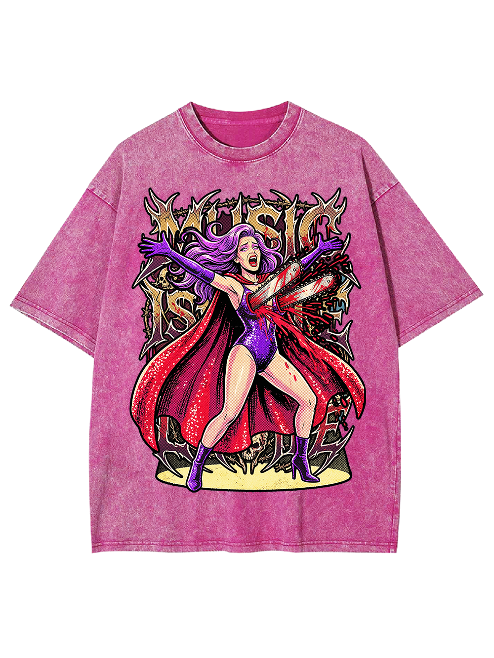 Electric Diva Washed Tshirt