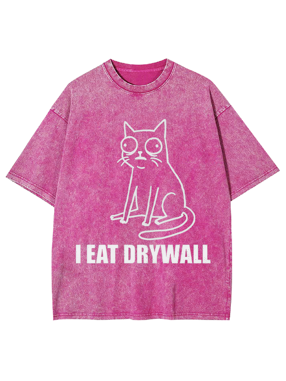 I EAT DRYWALL Washed Tshirt