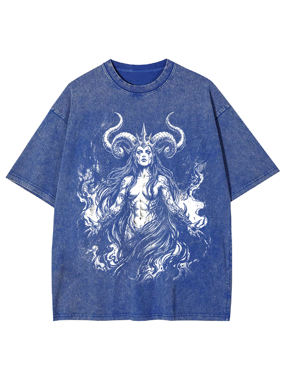 Flamebound Witch – Occult Washed Tshirt