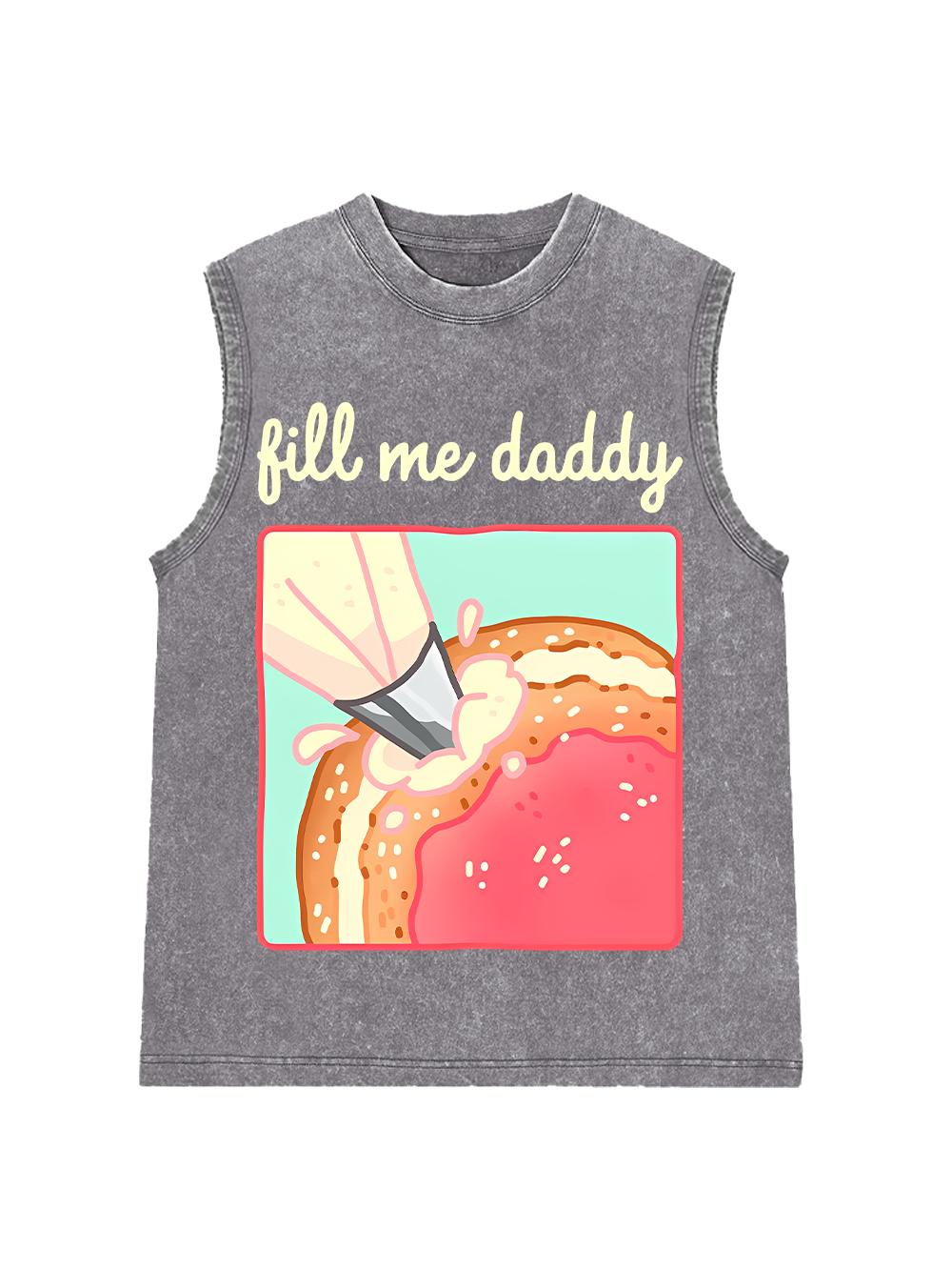 Fill Me Daddy Washed Tank Top