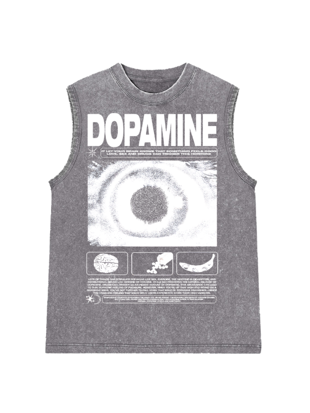DOPAMINE RUSH Washed Tank Top