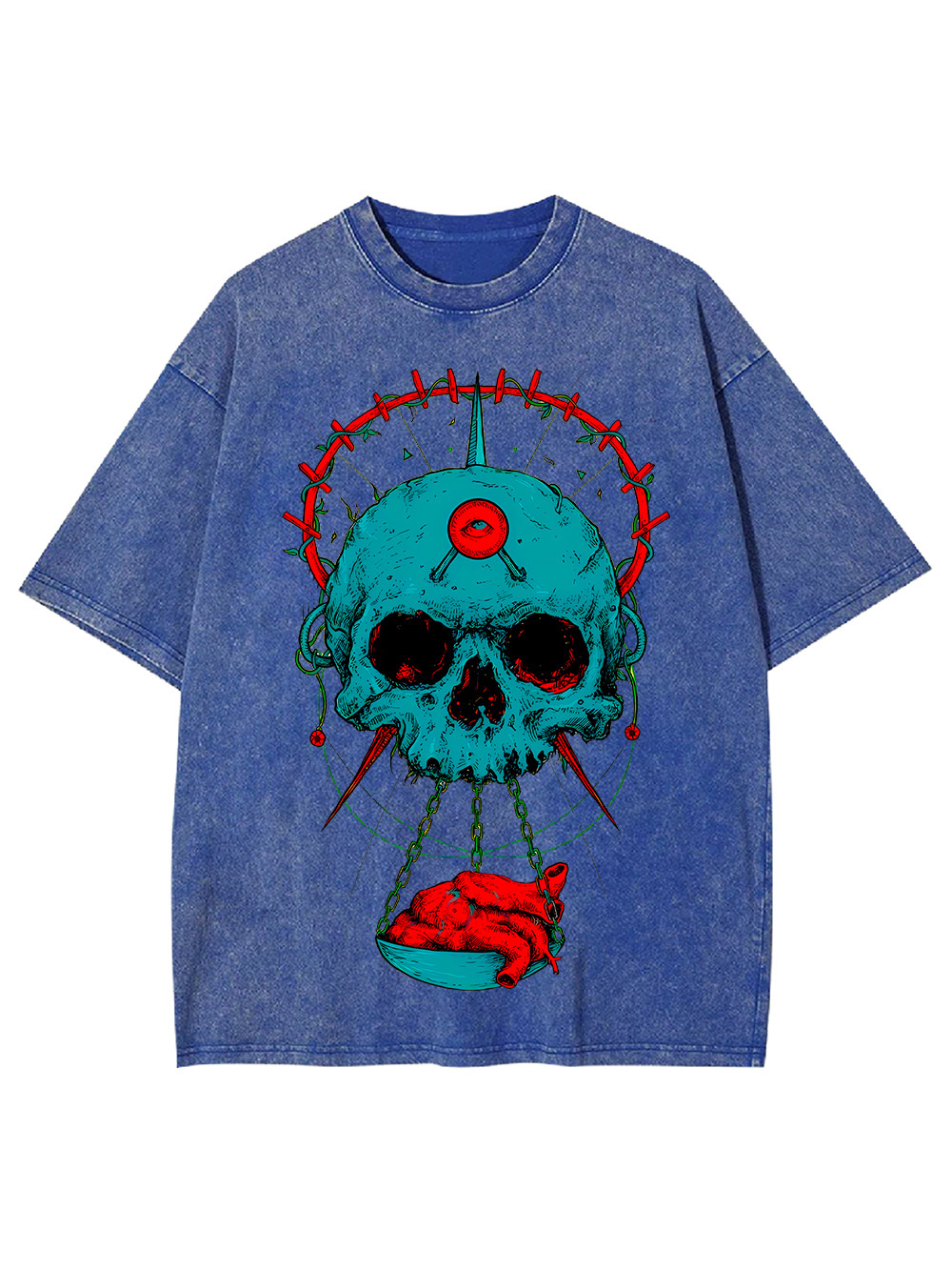 HEART OF THE SKULL WASHED TSHIRT
