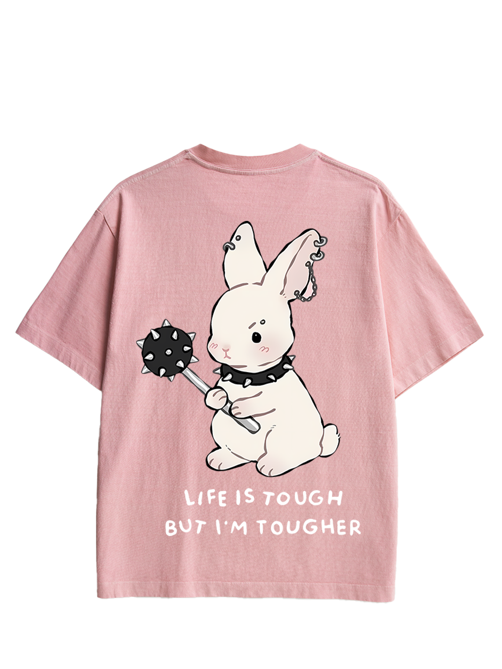 Tough Bunny Double Sided Print Washed TShirt