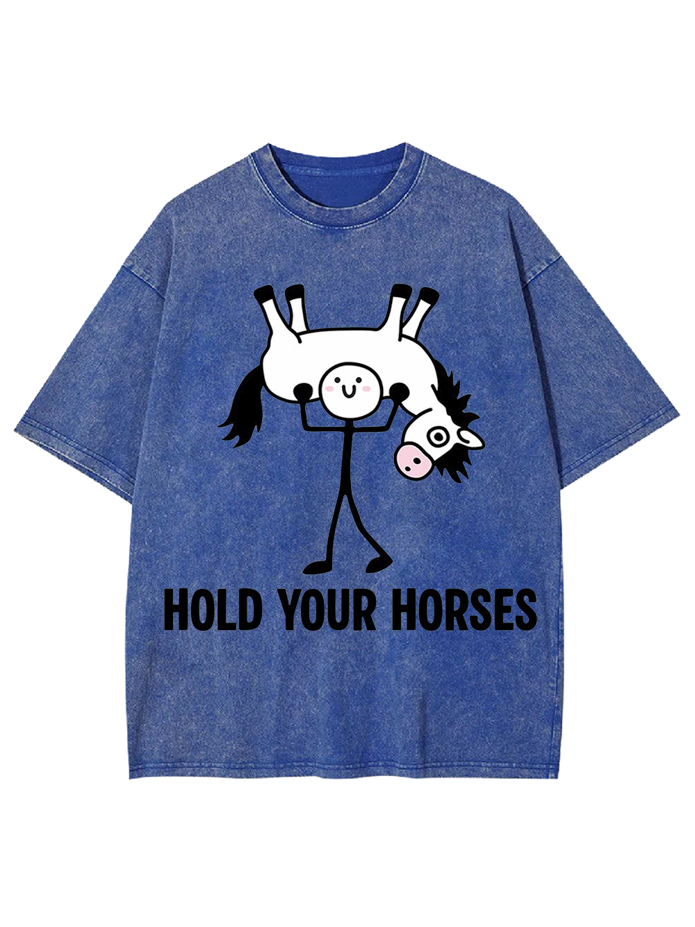 HOLD YOUR HORSES Washed Tshirt