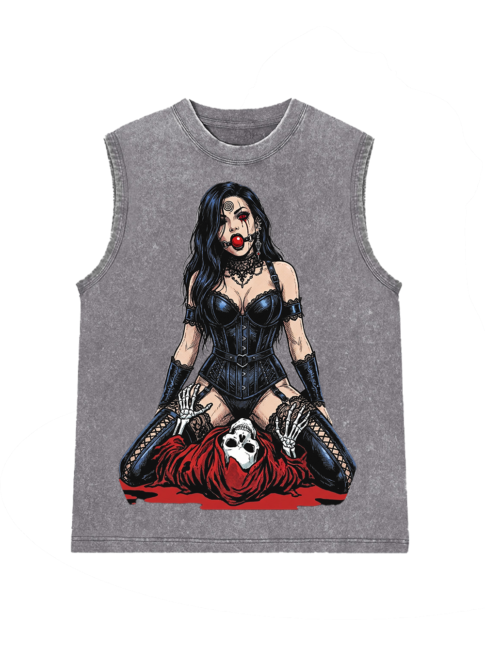 Red-eyed seductress Washed Tank Top