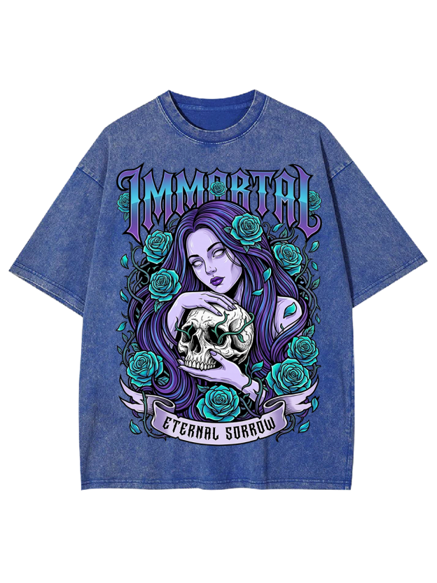 IMMORTAL ETERNAL SORROW Washed Tshirt