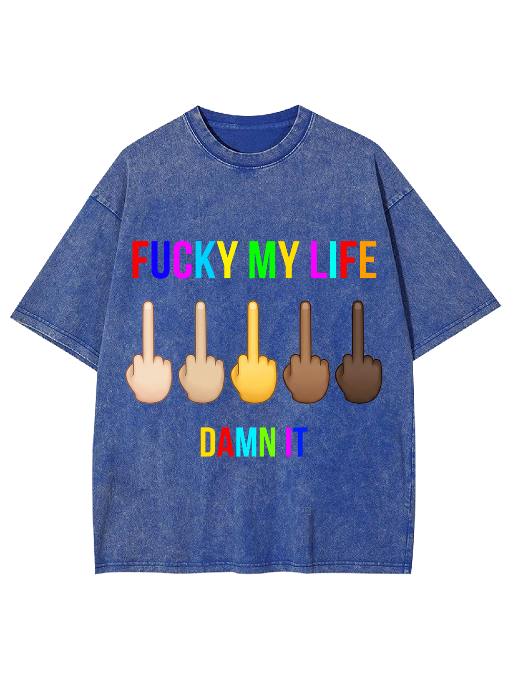 FUCKY MY LIFE Washed Tshirt