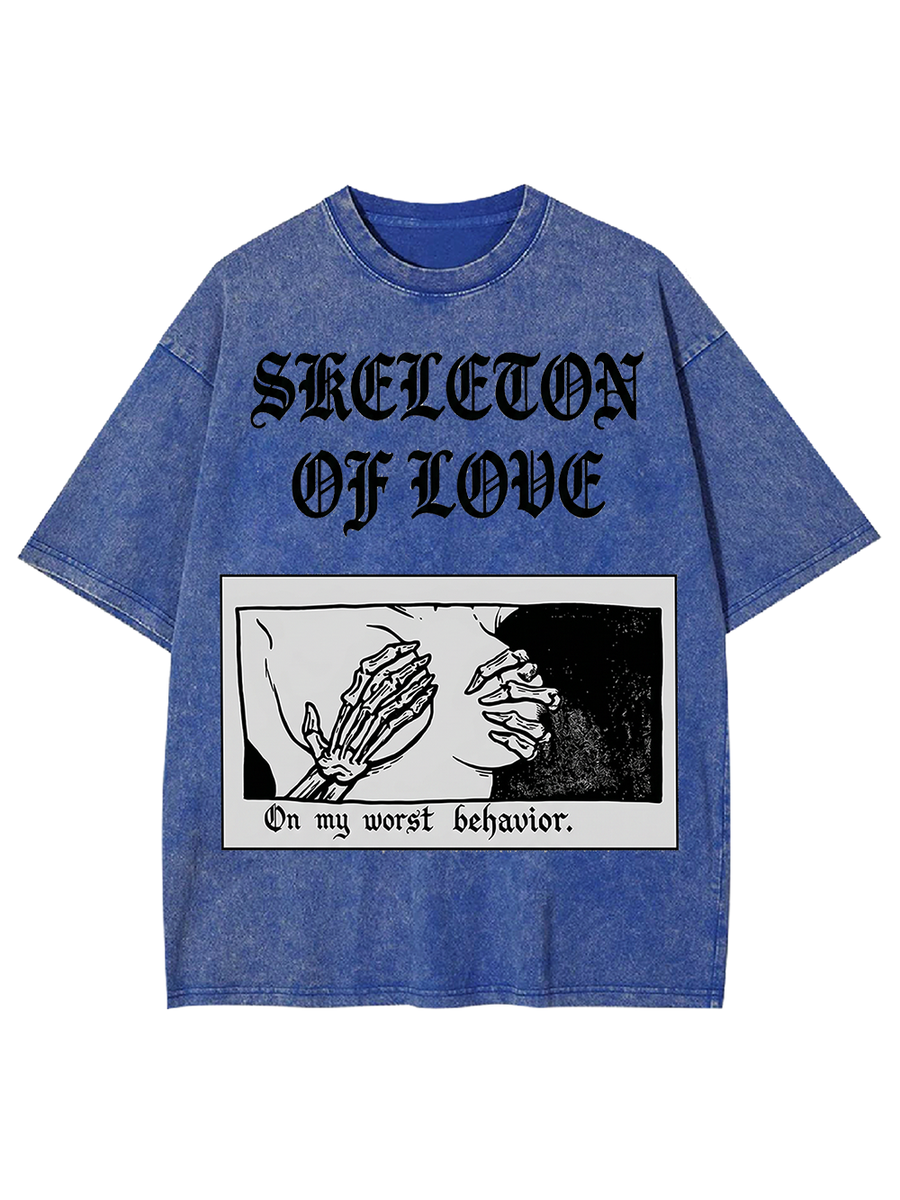 Skeleton of Love Washed Tshirt