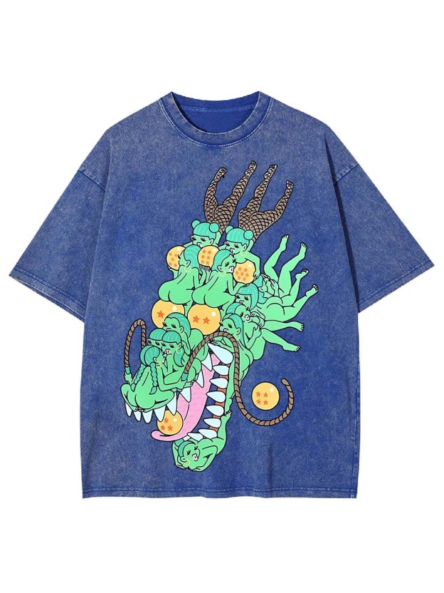 Dragon of Temptation Washed Tshirt