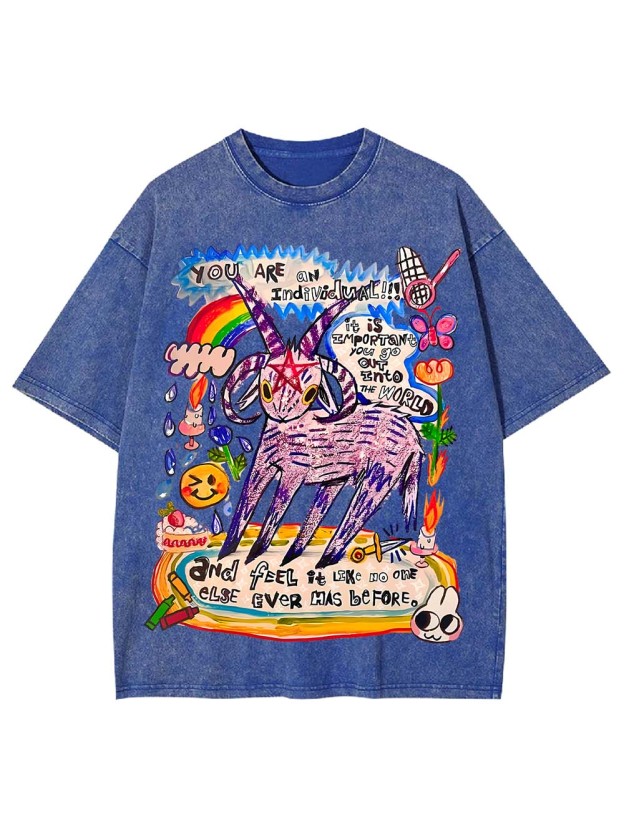 EMBRACE YOUR INDIVIDUALITY WASHED TSHIRT
