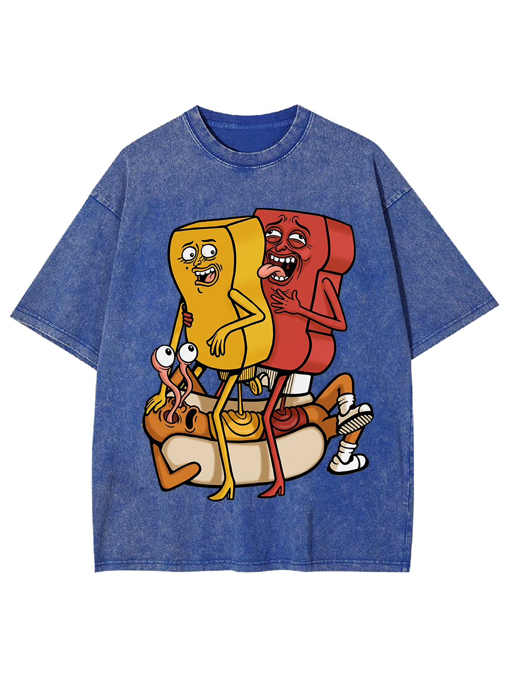 Weird Food Art Washed Tshirt
