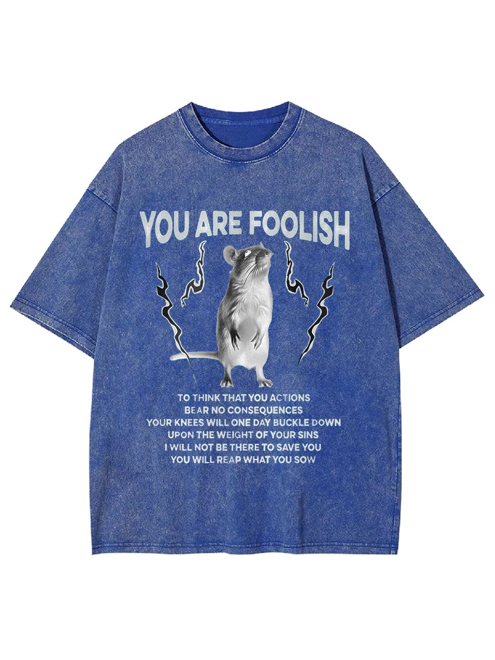 You Are Foolish Washed Tshirt