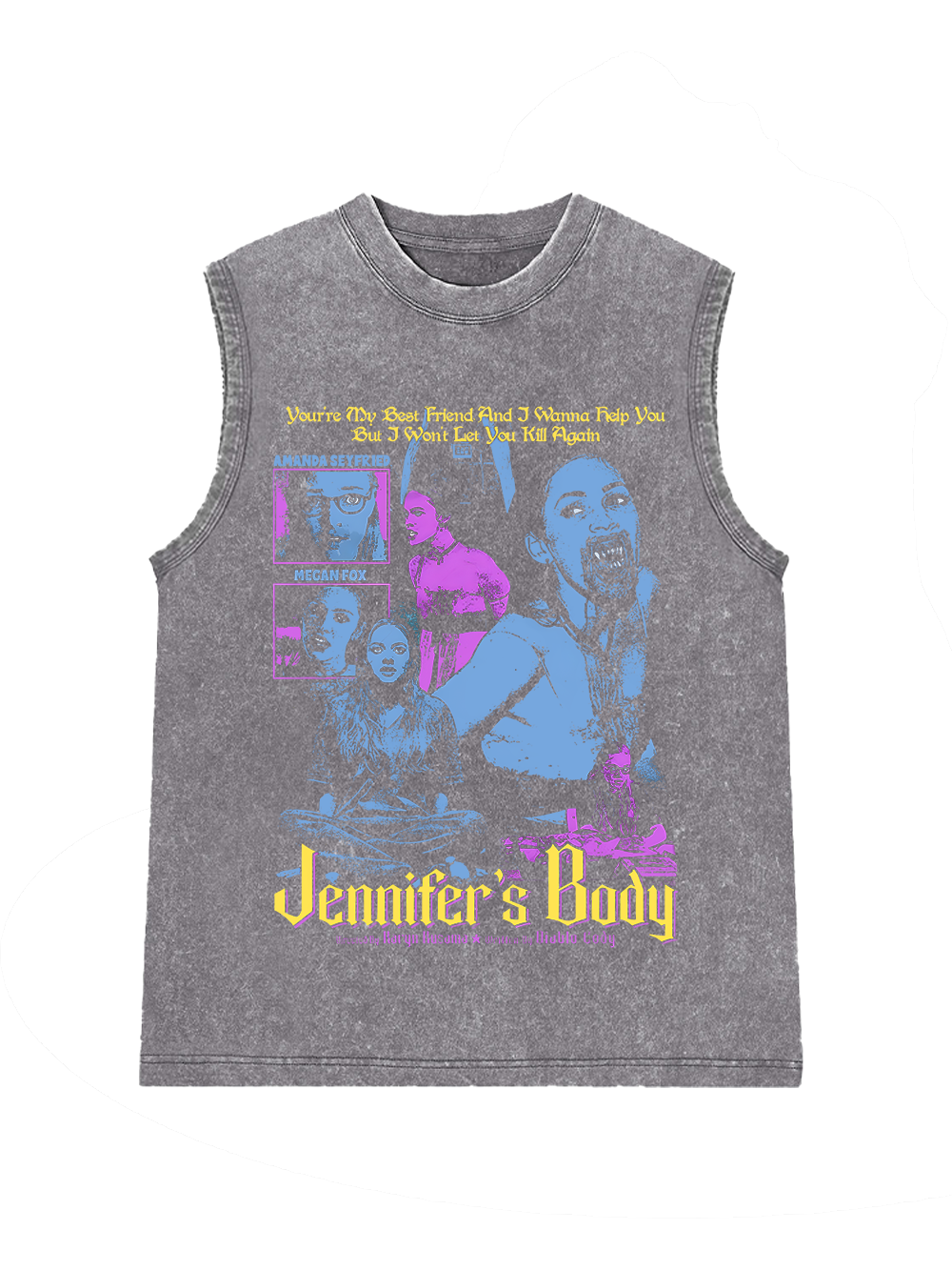 JENNIFER'S BODY WASHED TANK TOP