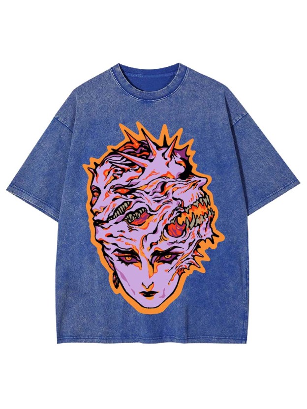 Faces of Chaos Washed Tshirt