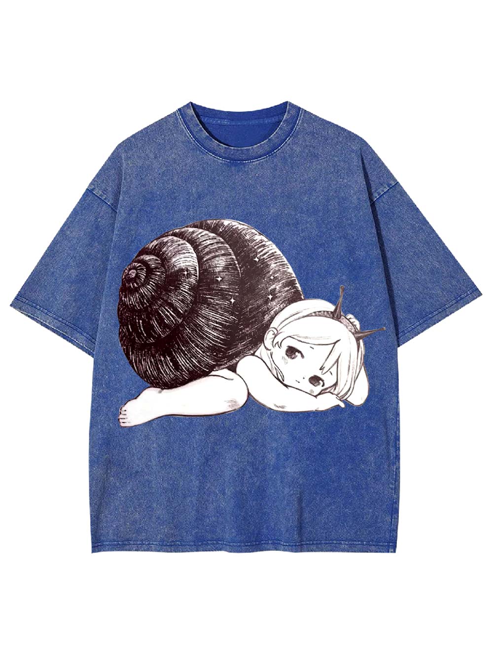 Snail Girl Washed Tshirt
