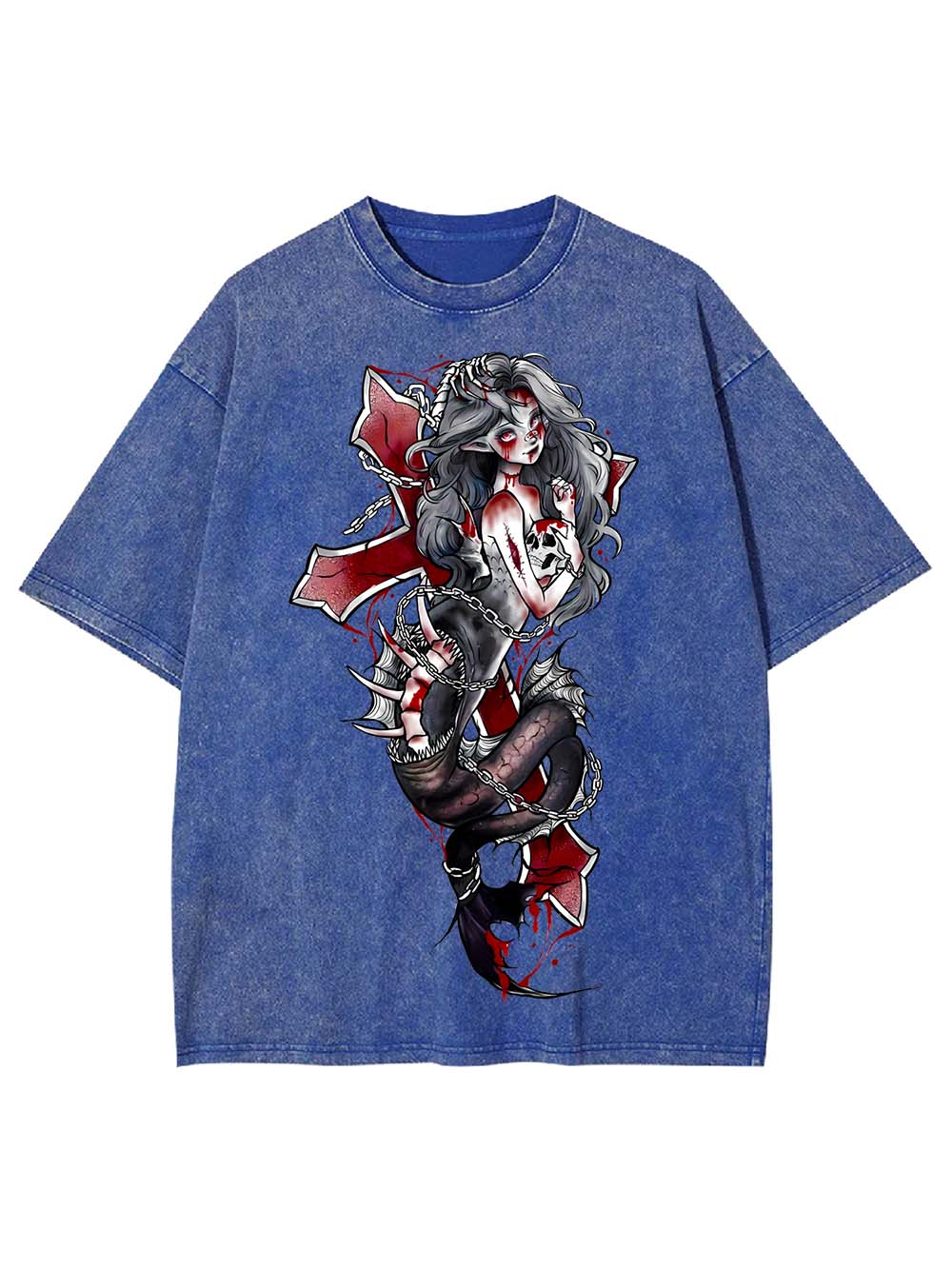 Siren of the Crimson Cross Washed Tshirt