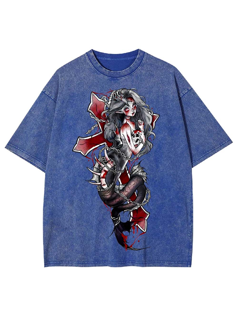 Siren of the Crimson Cross Washed Tshirt
