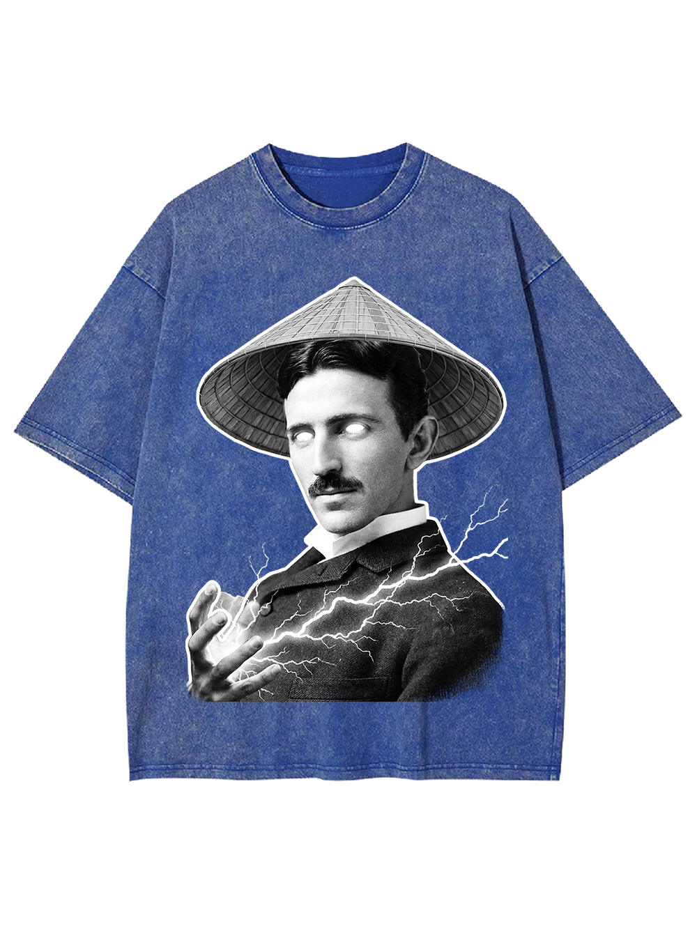 ELECTRIC MYSTIC IN CONICAL HAT WASHED TSHIRT