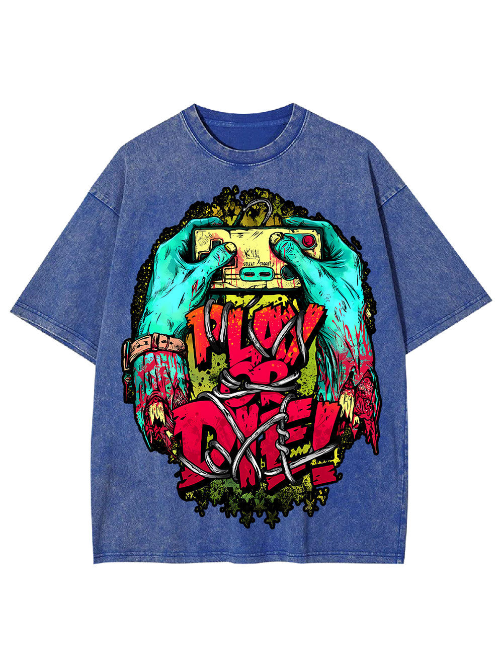 Play Or Die! Washed Tshirt