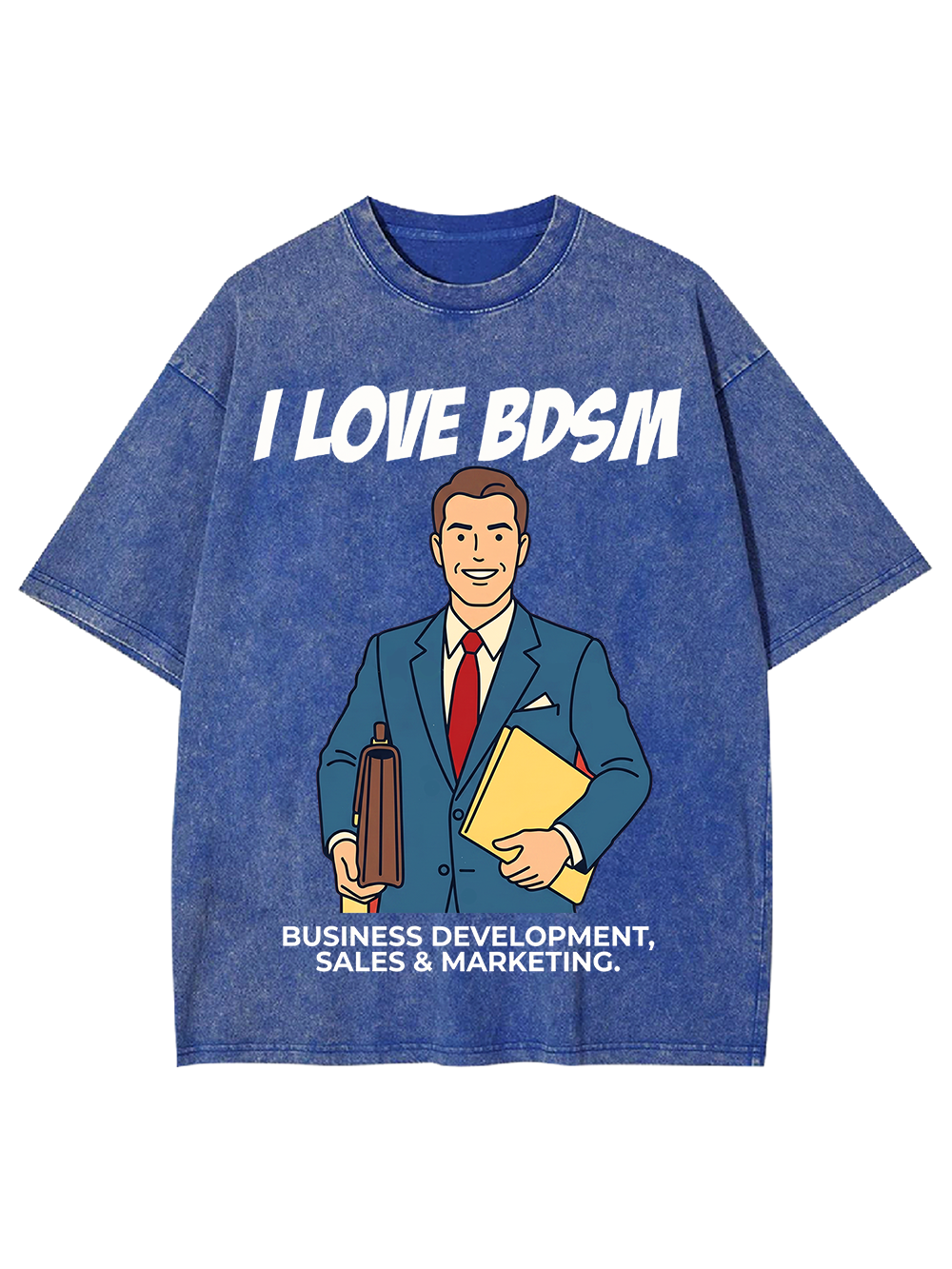 I LOVE BDSM WASHED TSHIRT