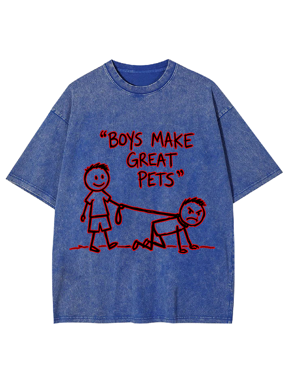 BOYS MAKE GREAT PETS WASHED TSHIRT