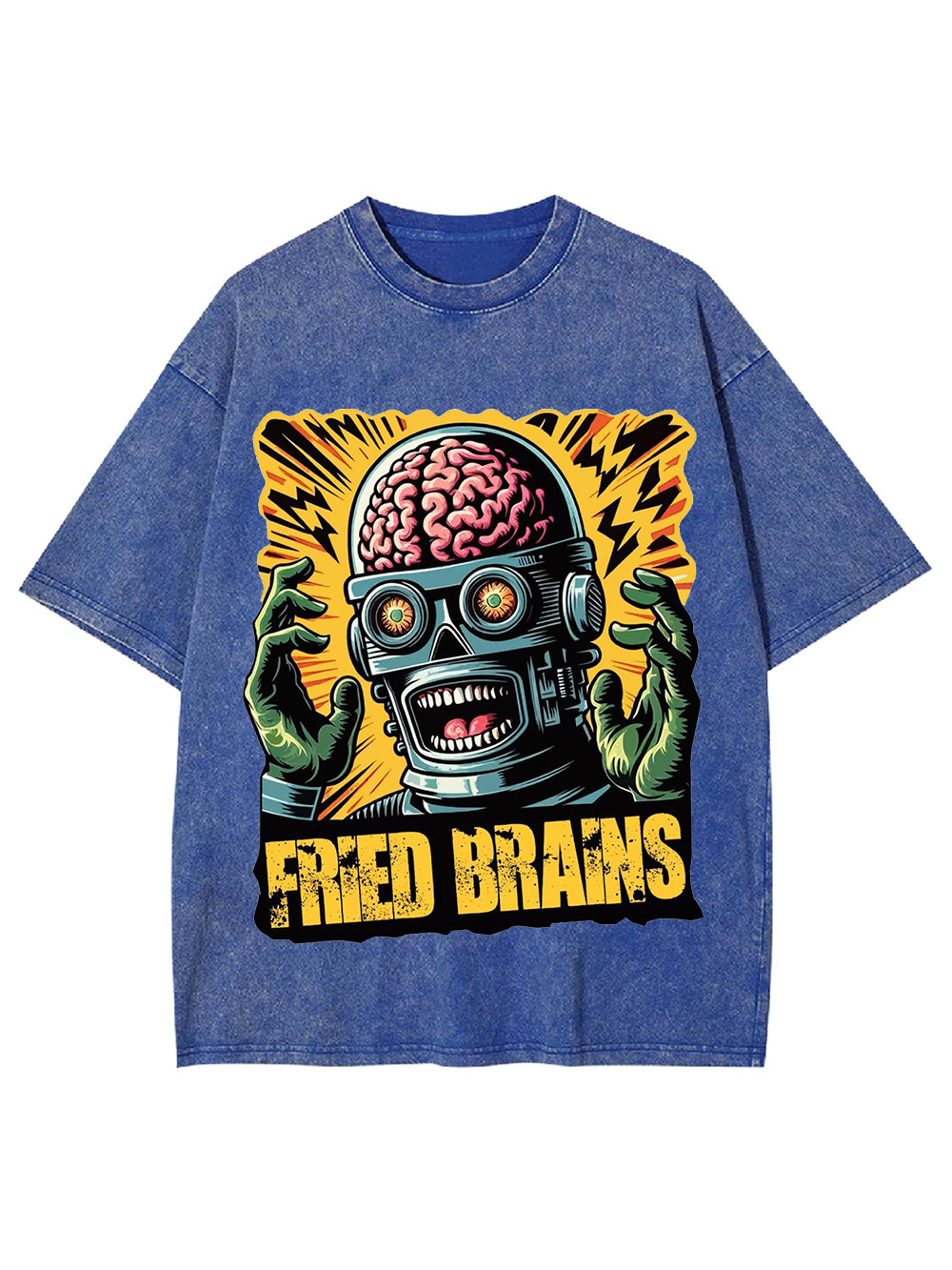 FRIED BRAINS WASHED TSHIRT