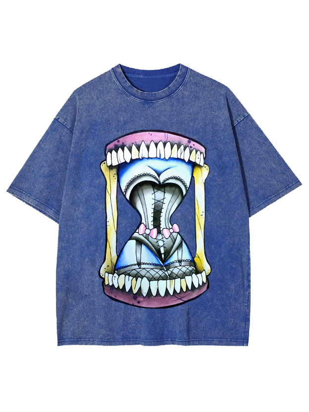 Hourglass of Teeth Washed Tshirt
