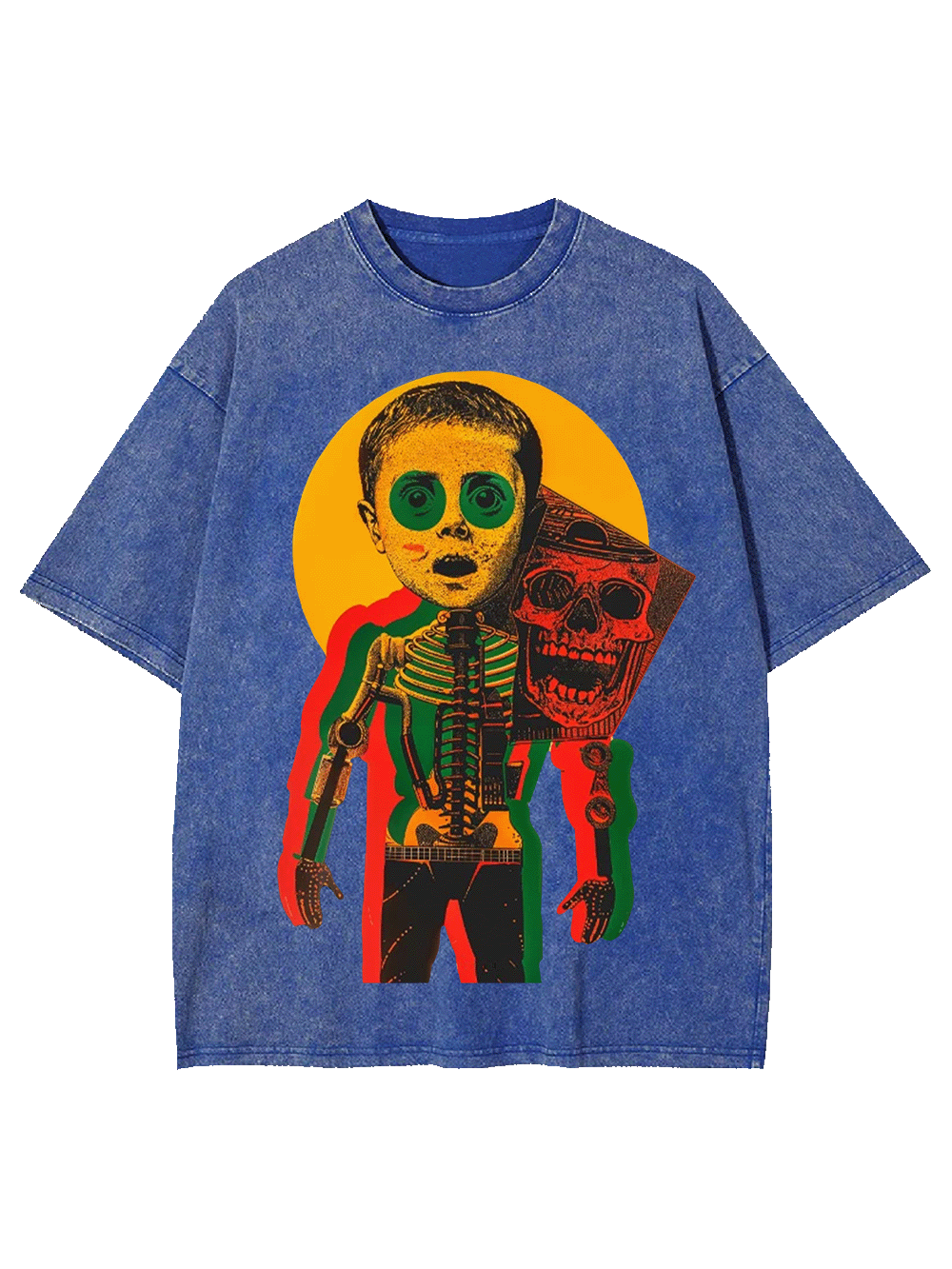 Mechanical Body Washed Tshirt