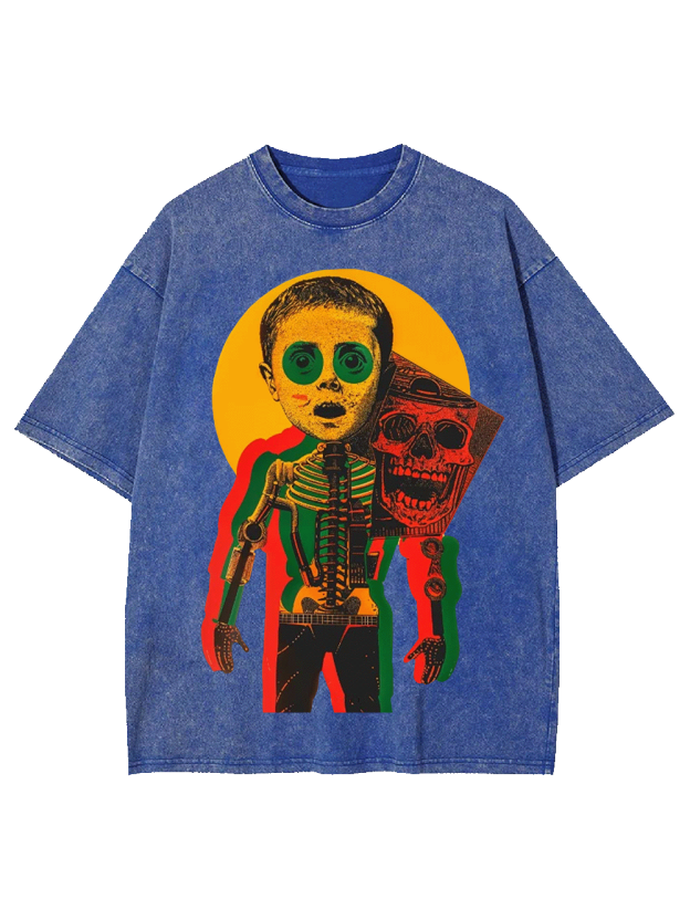 Mechanical Body Washed Tshirt