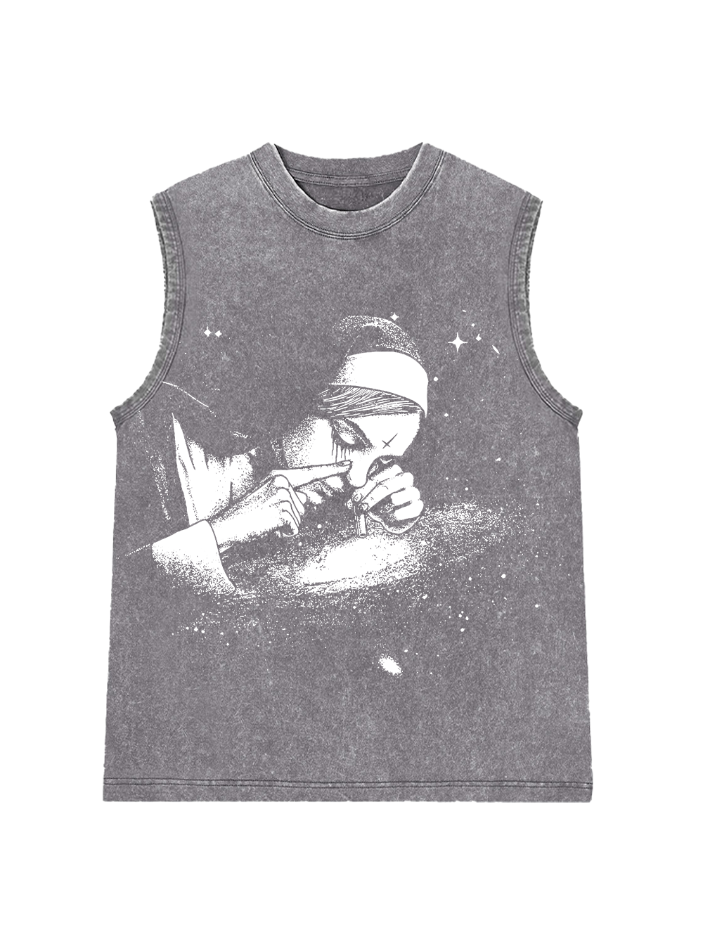 NUN GALAXY WASHED TANK TOP