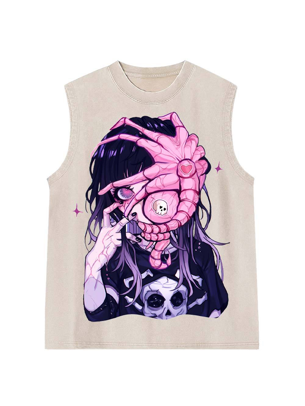 Alien Embrace Washed Tank Top