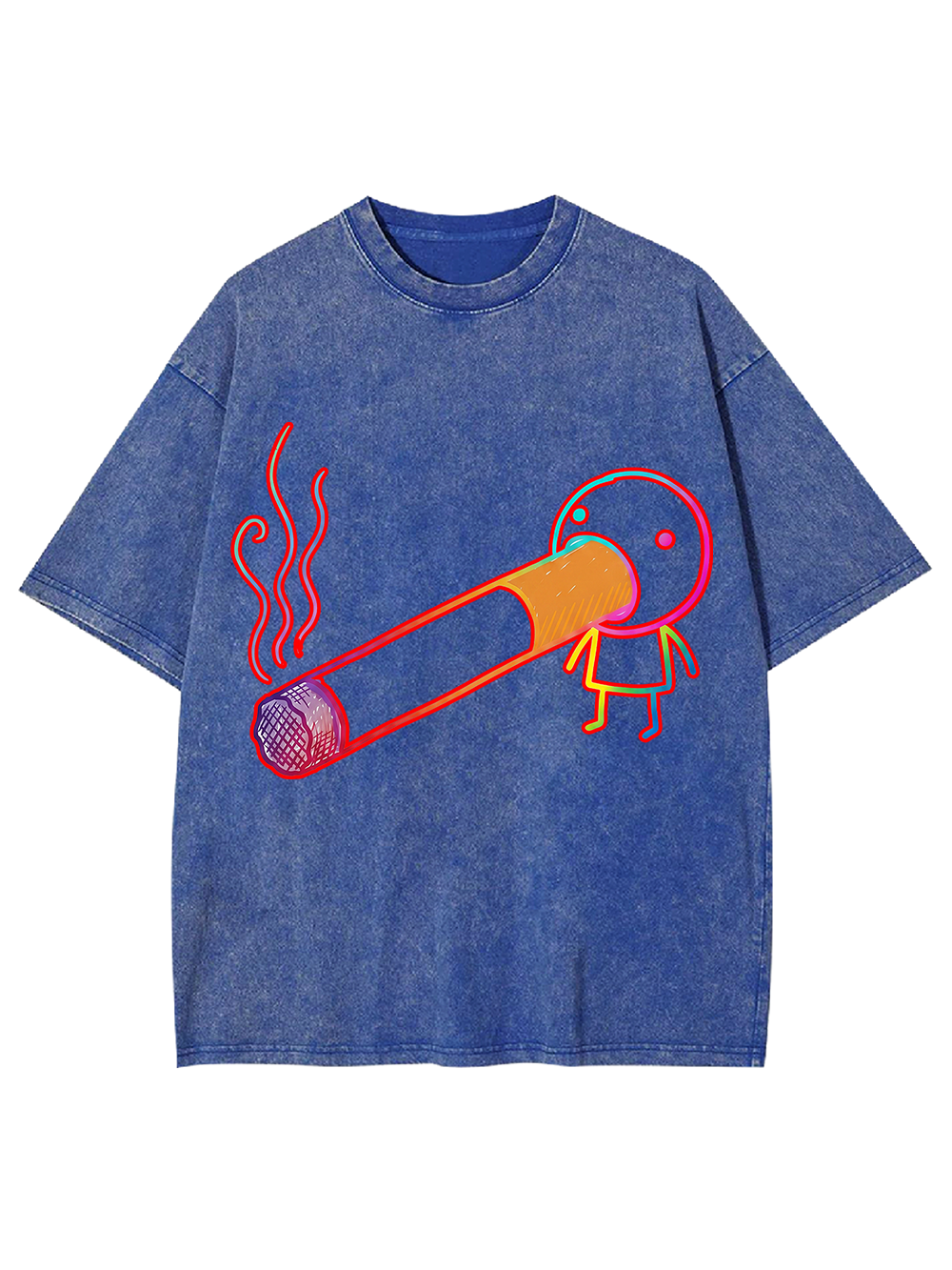 SMOKING HEAD WASHED TSHIRT