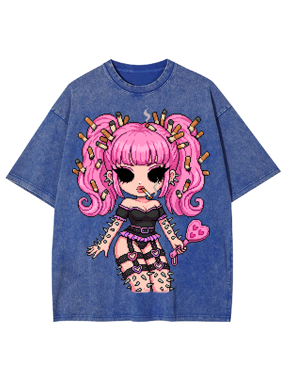 PUNK PINK DOLL WASHED TSHIRT