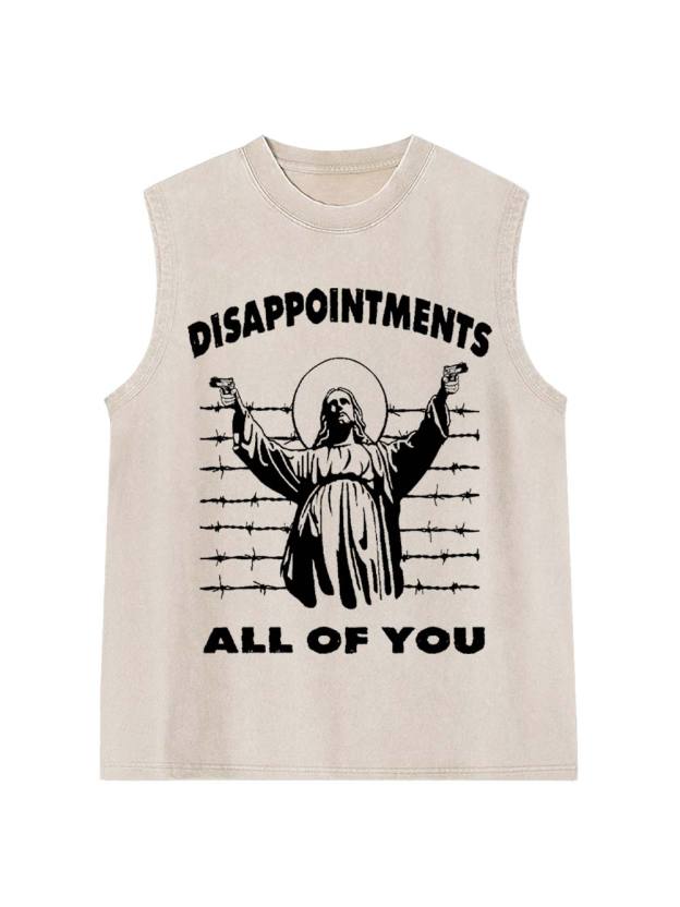 Disappointments All Of You Washed Tank Top