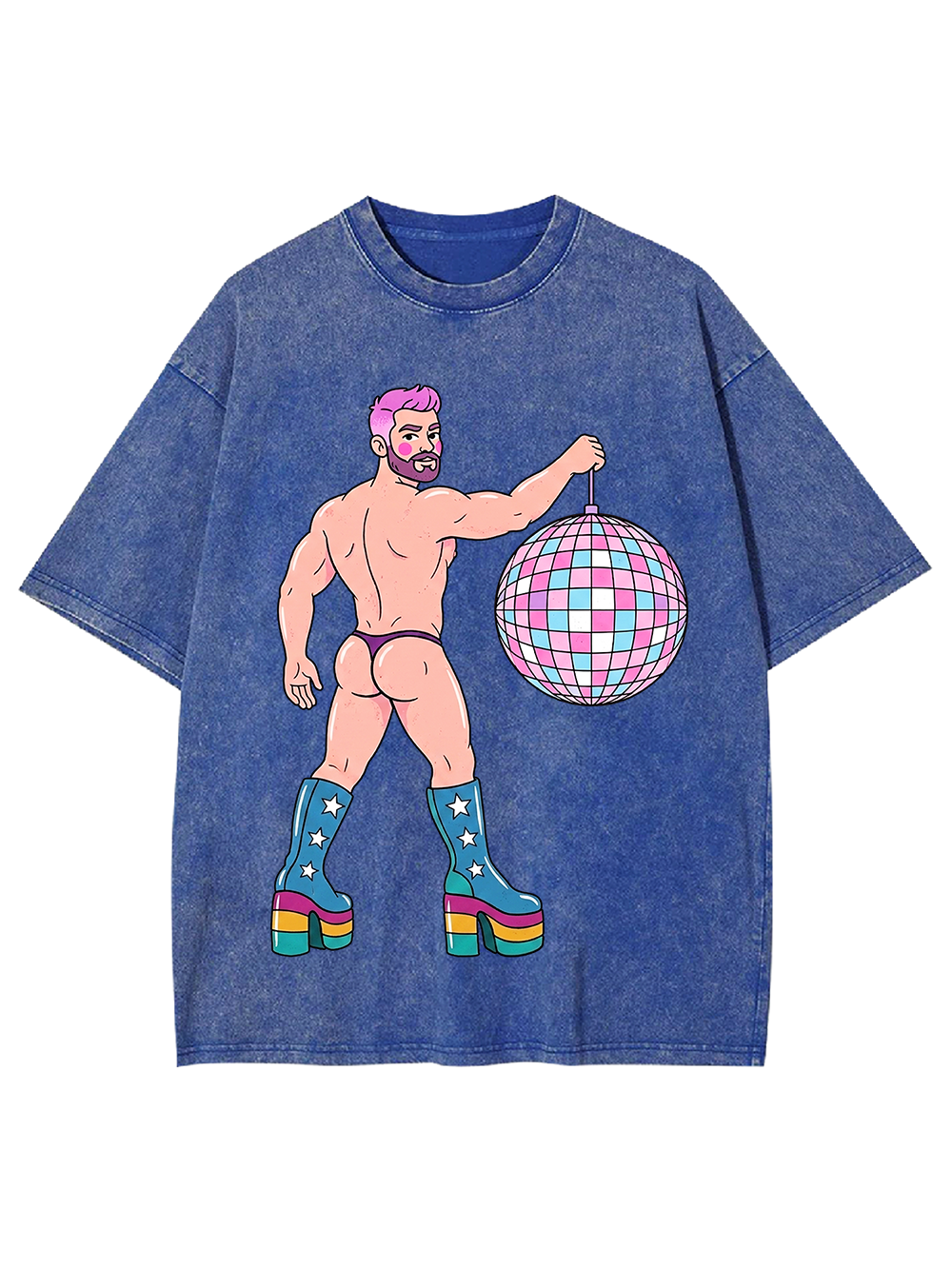 DISCO DIVA DUDE WASHED TSHIRT